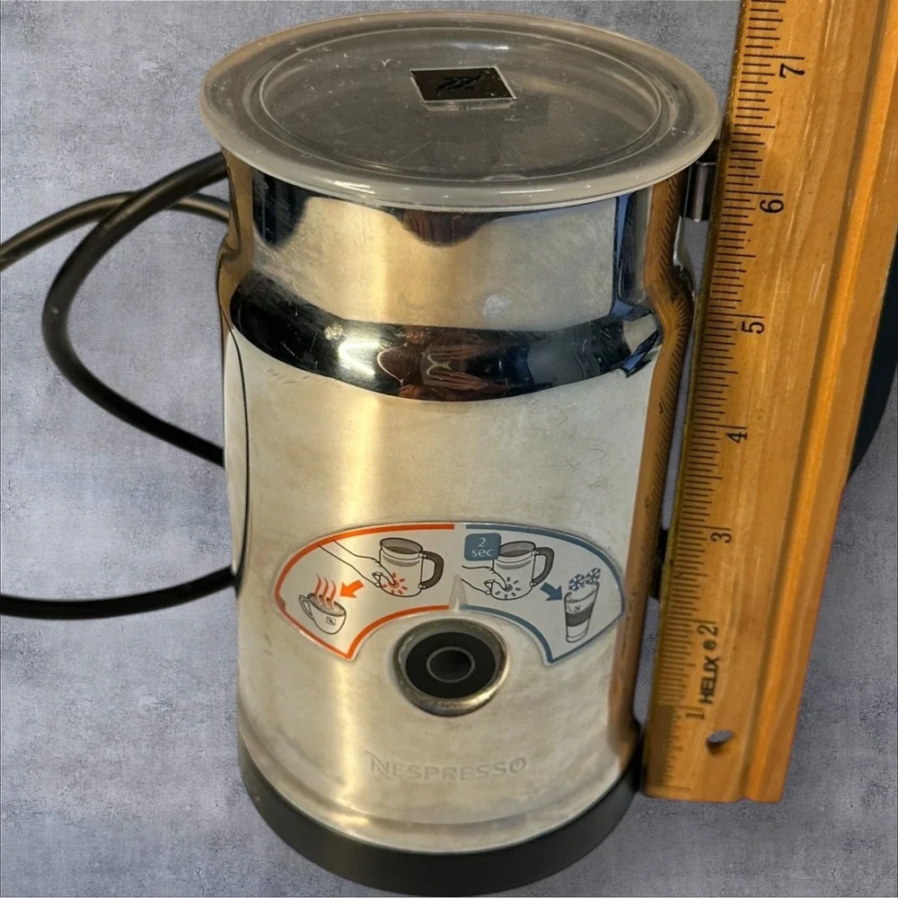 Nespresso Aeroccino Plus Milk Frother Model 3192‎ Hot & Cold Tested Works